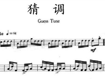 猜调简谱_猜调简谱(3)