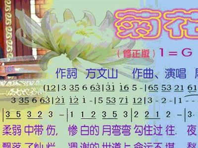 黄金甲简谱_满城尽带黄金甲