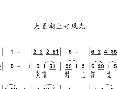 白云湖上好风光二胡曲谱_饮湖上初晴后雨