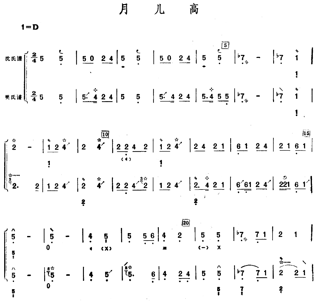 酉氏曲谱_陶笛曲谱12孔
