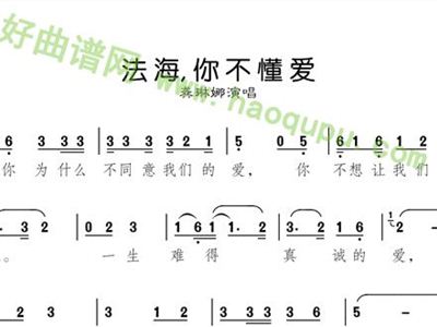 你不懂简谱_你永远不懂我简谱(3)