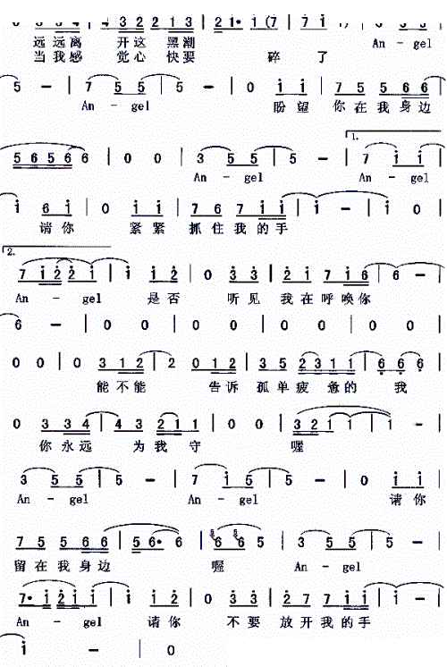 melody 陶喆2份 陶喆 歌谱 简谱