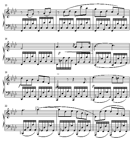 简谱练习曲_琵琶空弦简谱练习曲(2)