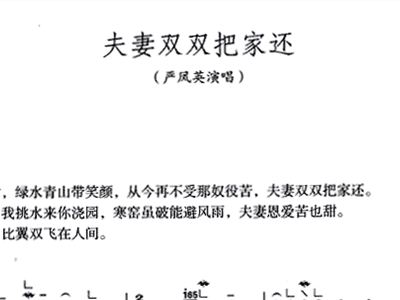 简谱夫妻双双把家还_夫妻吵架图片