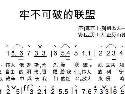 牢不可破的联盟 吉他谱 和弦谱