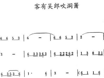 洞箫简谱网站_洞箫简谱