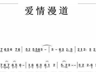 漫道秋思曲谱_秋思古筝曲谱(3)