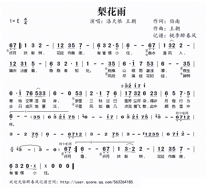 年轮葫芦丝曲谱(3)