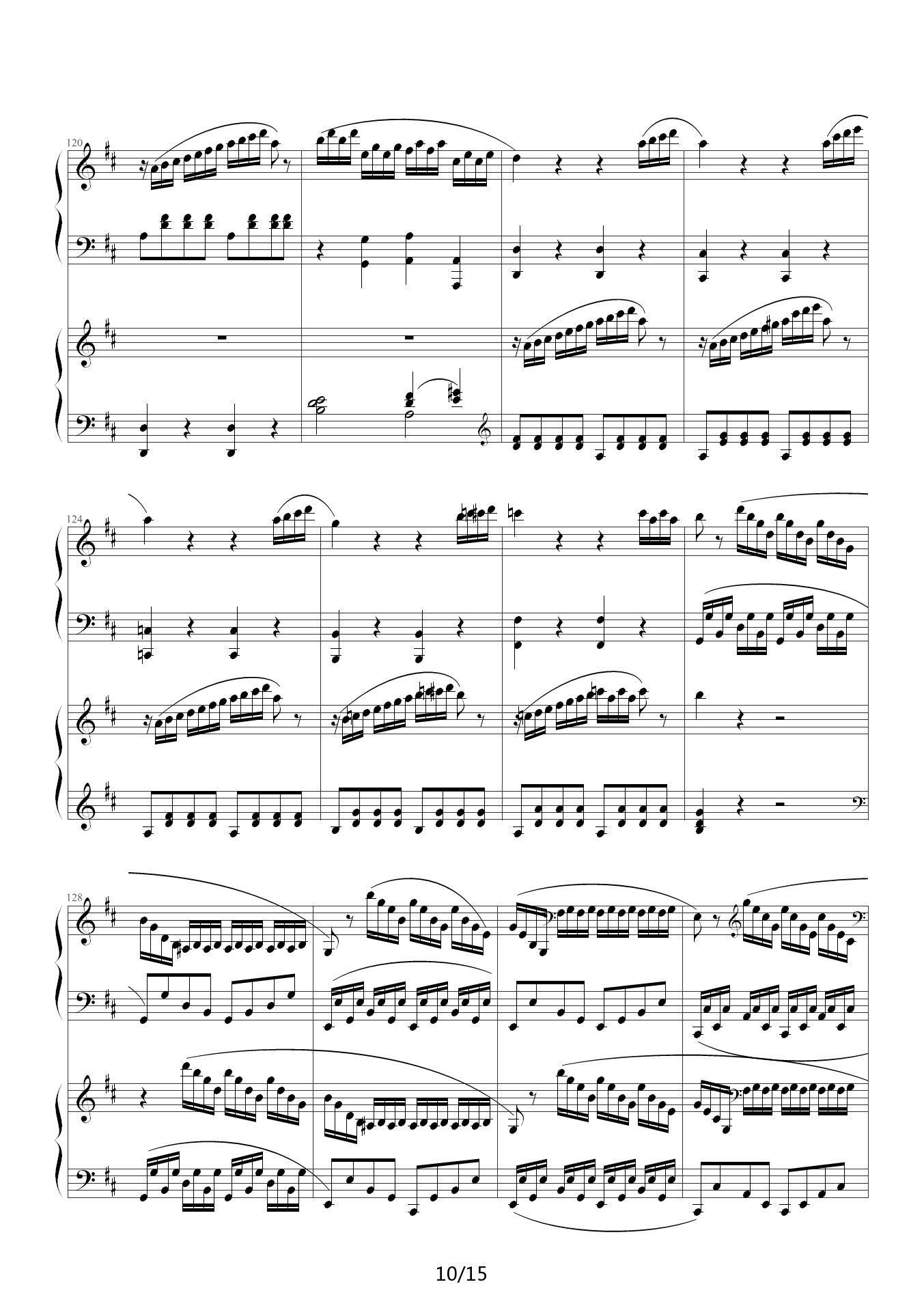 k448莫扎特曲谱_莫扎特钢琴曲谱