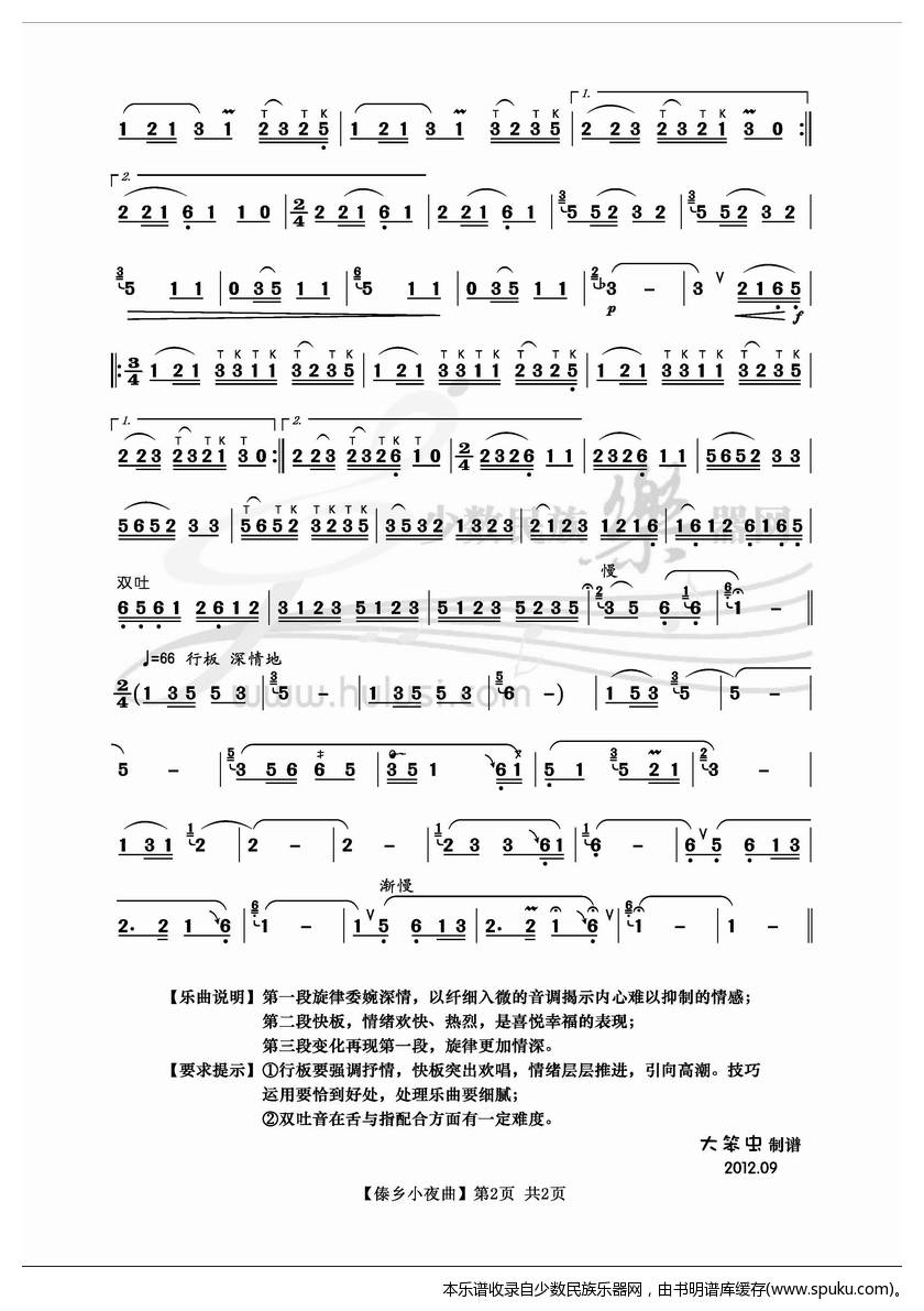 傣乡小夜曲 葫芦丝