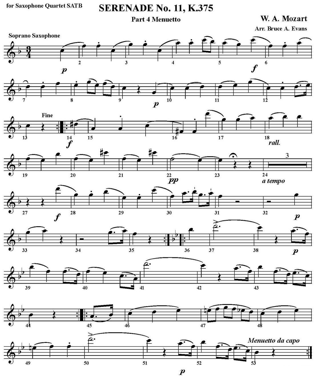 serenade no. 11 in e-flat major, k. 375