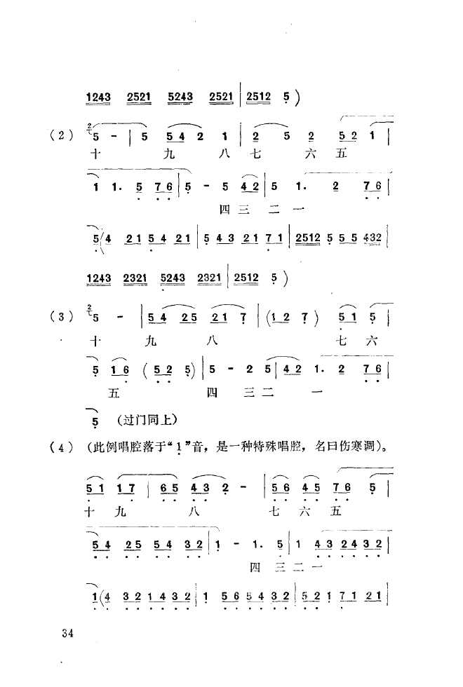 唱秦腔曲谱_秦腔曲谱(3)
