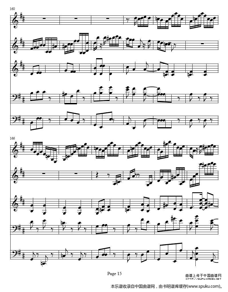 单簧管简谱_天空之城单簧管简谱(4)