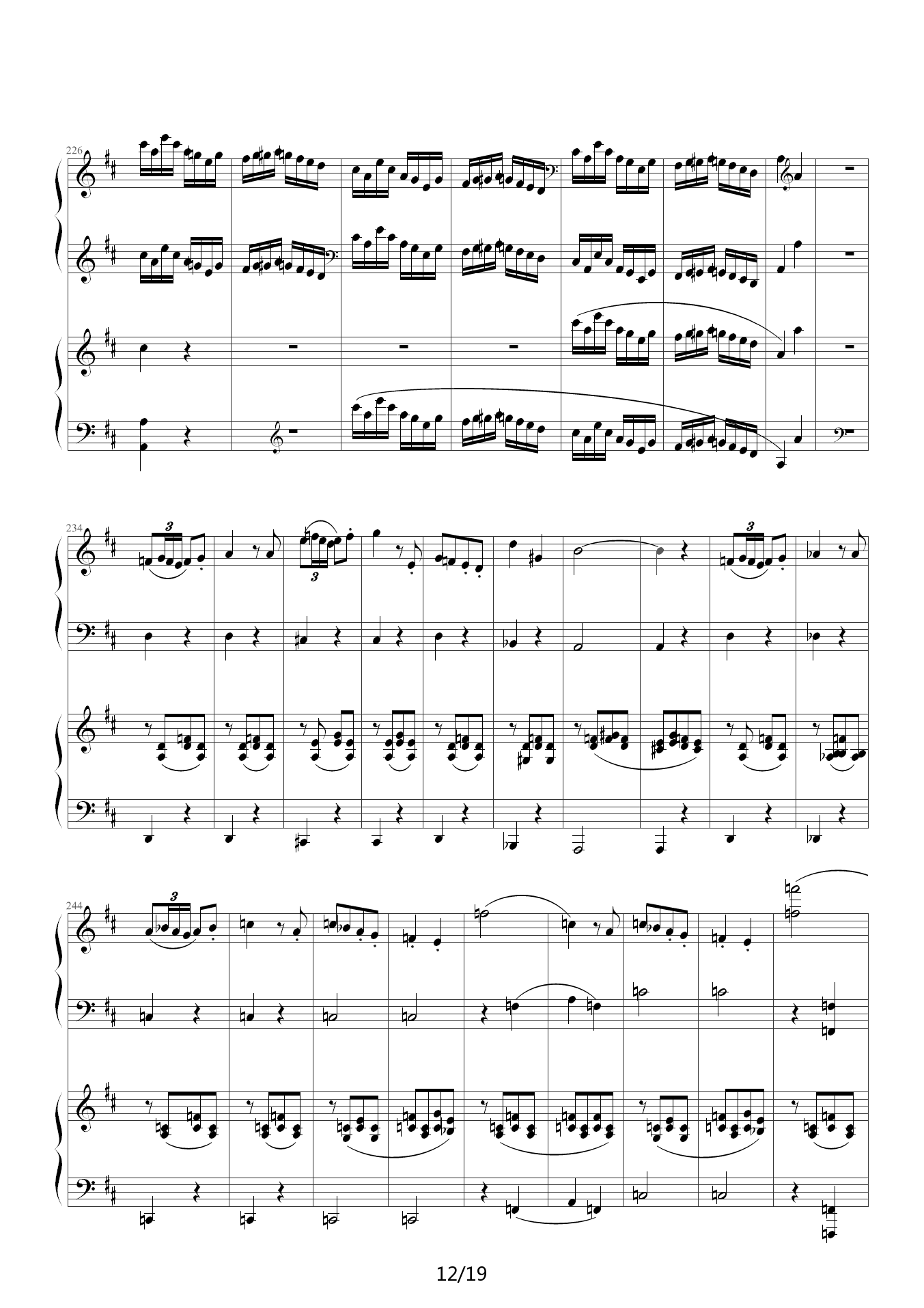 莫扎特d大调双钢琴奏鸣曲k448第三乐章