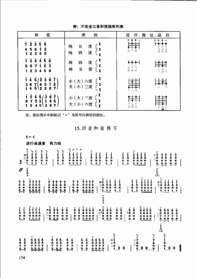 柳琴演奏教程 技巧与练习121 180