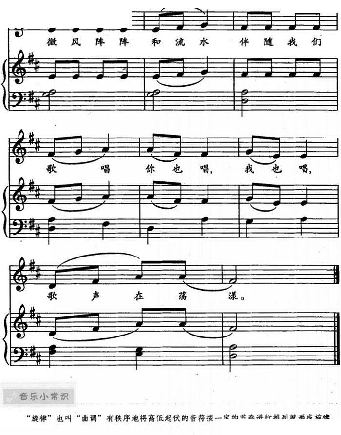 划船歌曲谱_划船歌简谱(2)